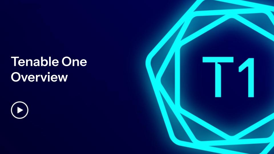 Tenable One Overview